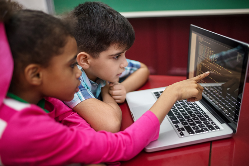 Children Coding Together